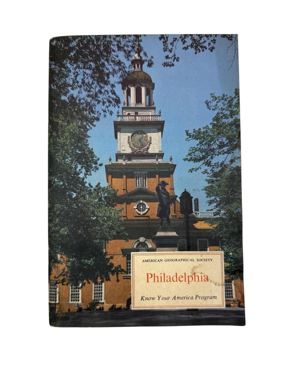 1958 Philadelphia History Booklet: Know Your America, Illustrated Stickers